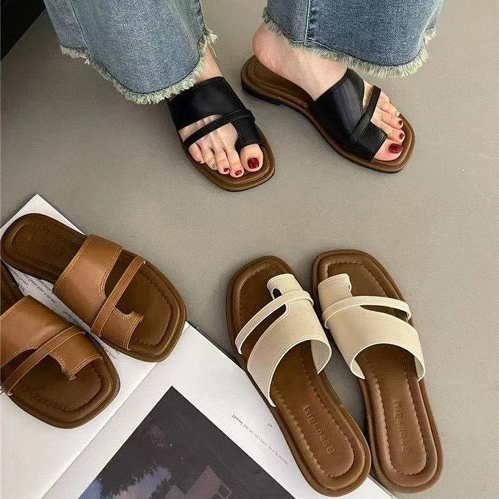 Kids Outdoor Equipment - Flat Sandal Summer Solid-Color Flat Sandals