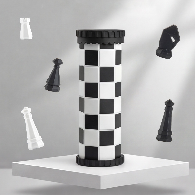 Kids Outdoor Nature Toys - New Scroll Style International Chess Set