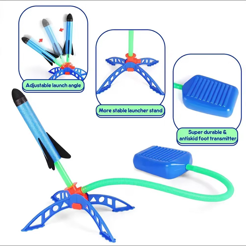 Kid Air Rocket Foot Pump Launc - Kids Outdoor Fort Building Kit 评论和价格