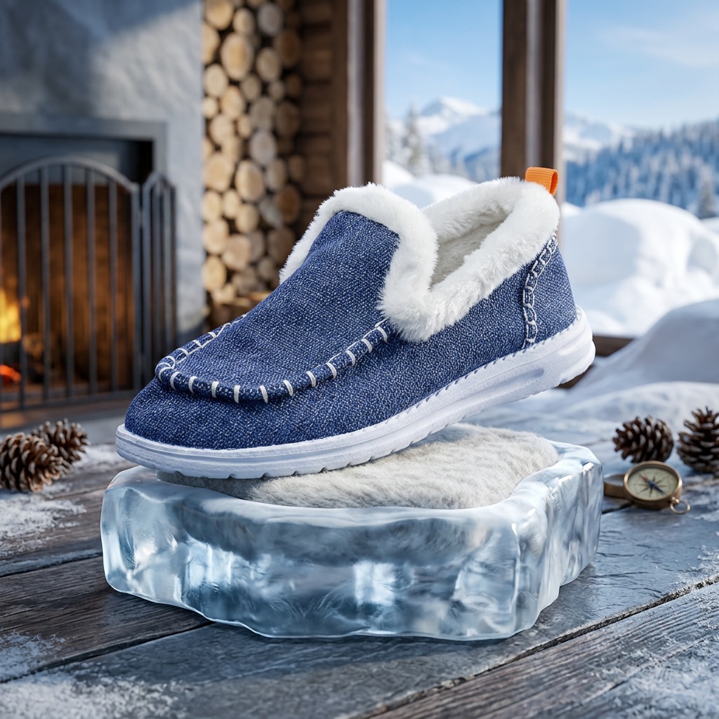 Women Winter Denim Fabric Fuzz - Kids Outdoor Shoes 评论和价格