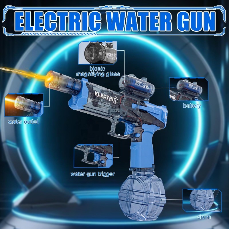 Children Continuous Fire Elect - Water Gun Soaker 评论和价格