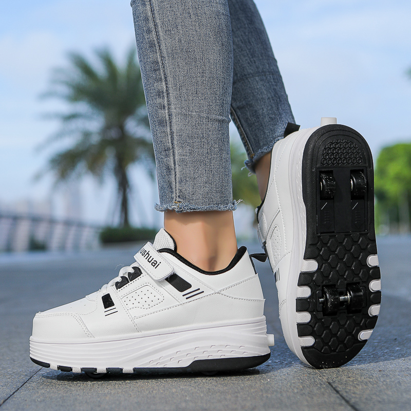 Kids 4‑Wheel Retractable Rolle - Kids Outdoor Shoes 评论和价格