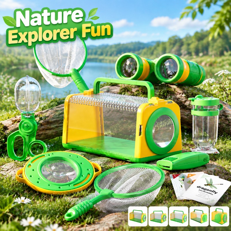 Kids Outdoor Explorer Kit Inse - Kids Outdoor Nature Toys 评论和价格
