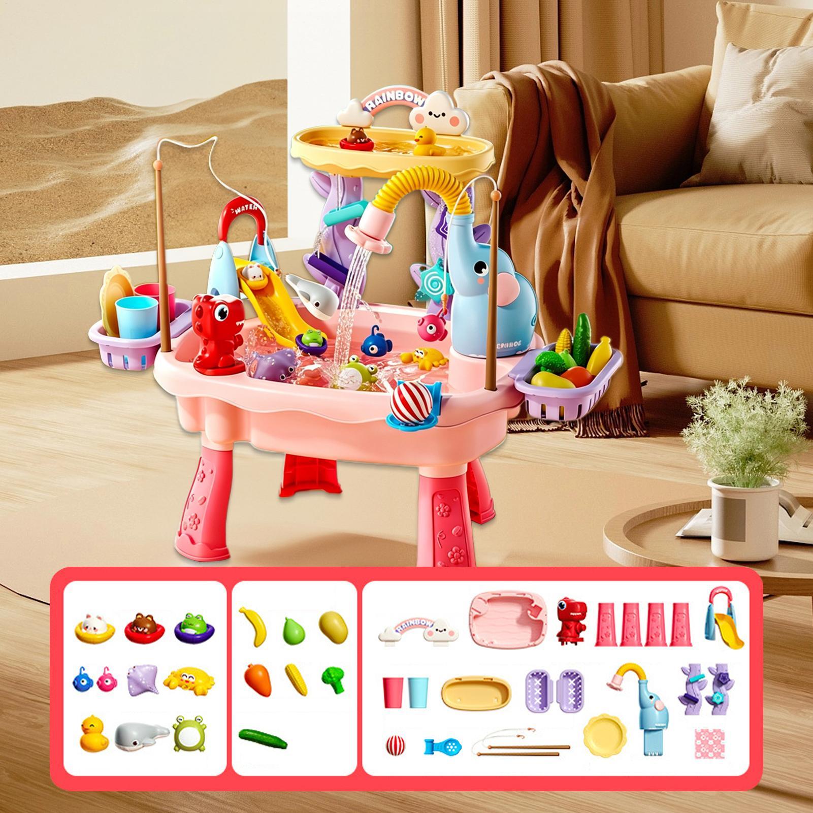 Kids Toddler Water Table Kitch - Kids Outdoor Sink 评论和价格