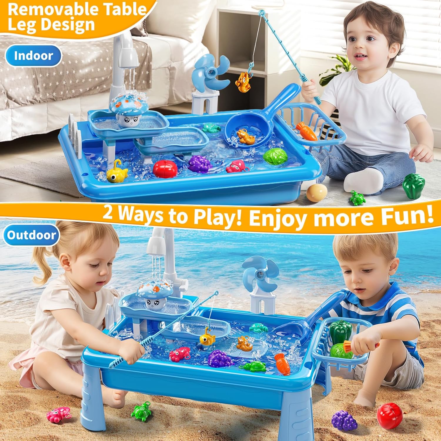 Water Table Play Sink Toy for  - Kids Outdoor Sink 评论和价格