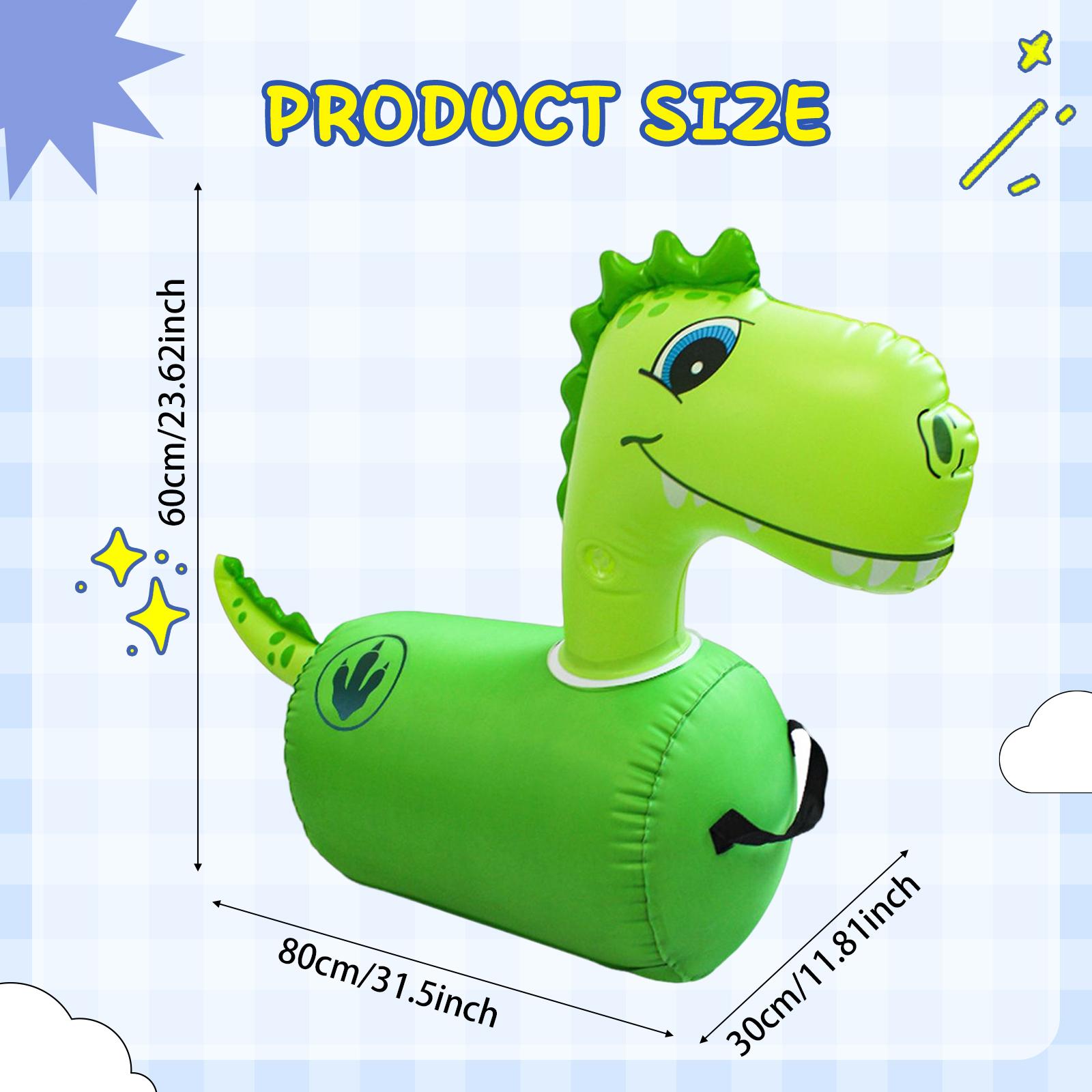 Kid Bouncy Dinosaur Toy Ride o - Kids Outdoor Ride On 评论和价格