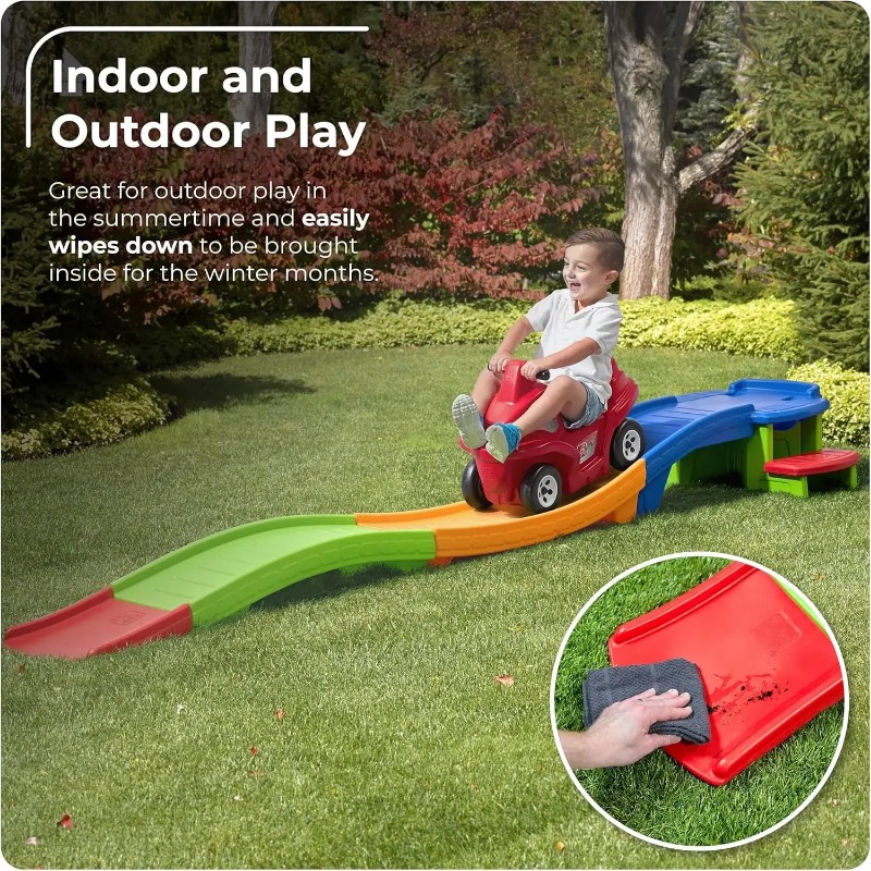 Roller Coaster Kids Toy, Ride  - Kids Outdoor Ride On 评论和价格